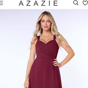Azazie Rahrin Dress in Cabernet